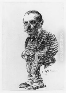 Portratt av Anders Zorn (1860-1920), konstnar Portratt av Anders Zorn (1860-1920), konstnar