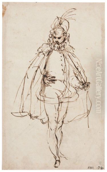 Standing Young Man - view 1