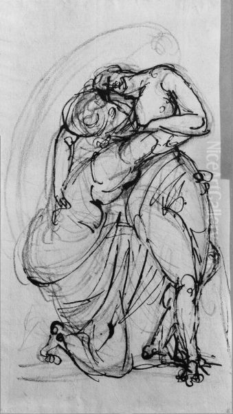 Mars and Venus, IV, sketch - view 1