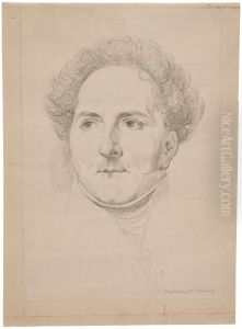 Portratt av Karl XIV Johan by Olof Johan Sodermark