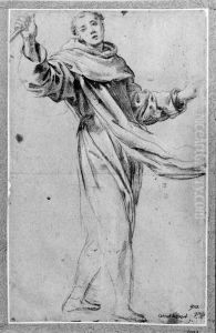 Variation of Ludovico Carracci's St. Raymond of Penafort Variation of Ludovico Carracci's St. Raymond of Penafort