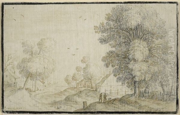 Landscape with View of a Village - view 1