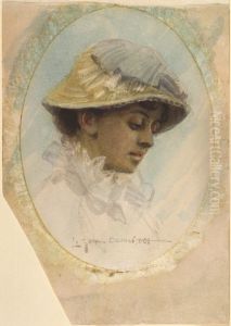 Emma Lamm with Straw Hat by Anders Zorn