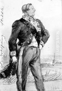 Wilhelm Strale, landshovding i Stockholm. Skissbok "Nagra af mina samtida bekanta"
