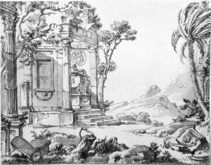 Ruinlandskap by Jean Eric Rehn
