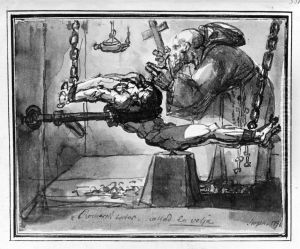 Inkvisitorisk tortyrmetod by Johan Tobias Sergel