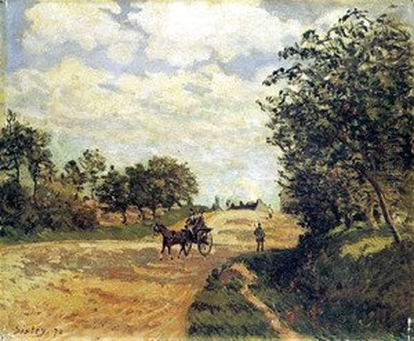 The Road from Mantes to Choisy le Roi - view 1