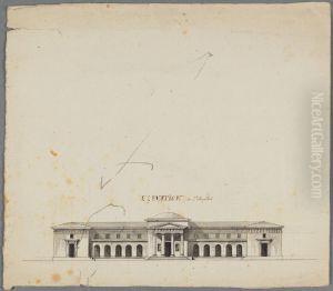 Elevation of a Hospital Building. "Elevation de L'Hopital" Elevation of a Hospital Building. "Elevation de L'Hopital"