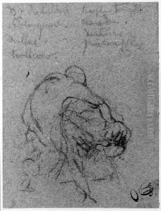 Man och kvinna, sedda bakifran by Jean-Baptiste Carpeaux
