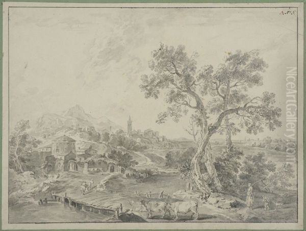 Italienskt landskap - view 1