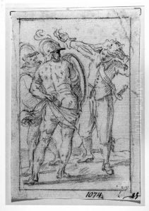 Study of three soldiers Study of three soldiers