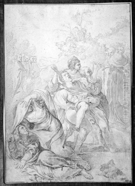 St Benedict Exorcising a Demon - view 1