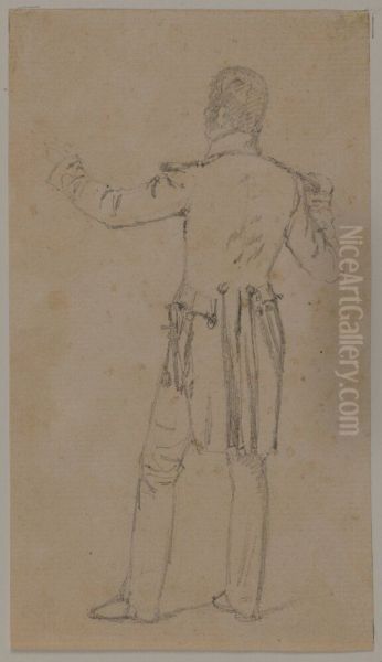 Figurstudie, staende man - view 1