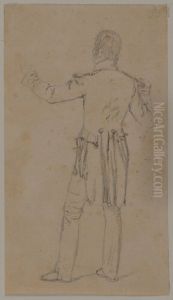 Figurstudie, staende man