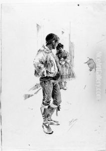 Spansk yngling och flicka by Anders Zorn