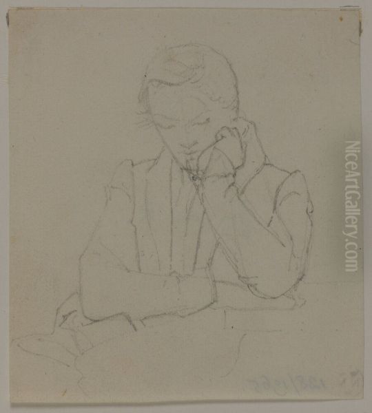 Figurstudie, staende man - view 1