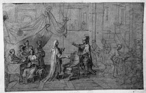 Alexander besoker Darius familj? by Francois-Alexandre Verdier