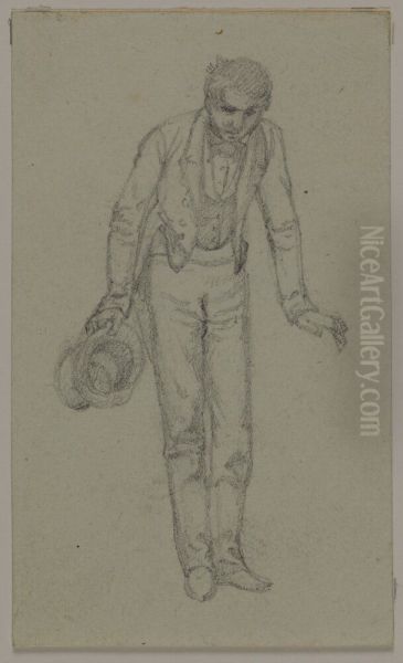 Figurstudie, bugande man - view 1