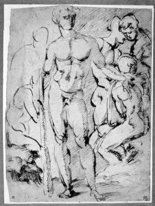 Study of male nudes