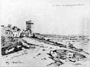 Klostret i Montmajour, Provence by Alfred Casile