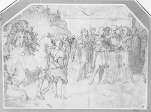 The armistice between Charles V and Francis I at Nice