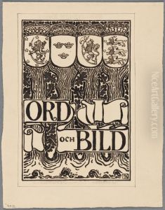 Design for cover for Ord & Bild 1898 Design for cover for Ord & Bild 1898