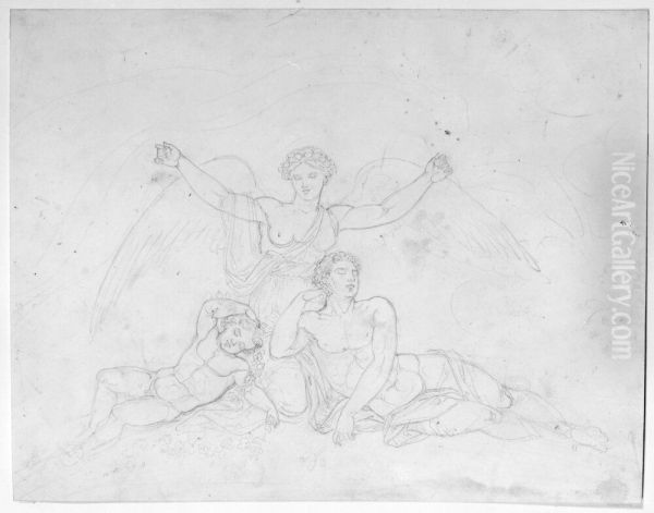 Grupp av tre figurer - view 1