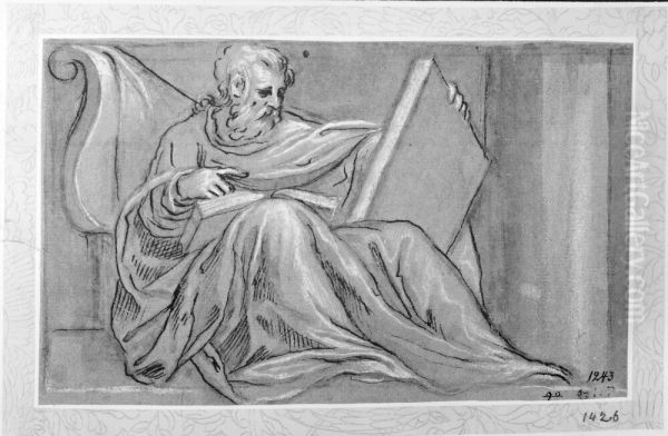 Seated Prophet - view 1