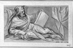 Seated Prophet by Paolo Farinati