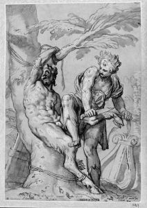 Apollo and Marsyas by Paolo Farinati