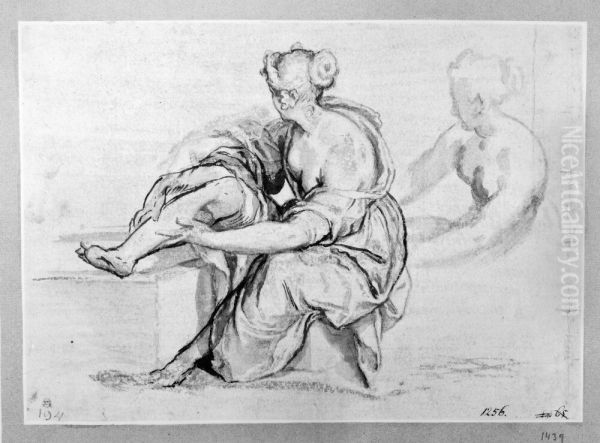 Two Versions of a Female Figure - view 1