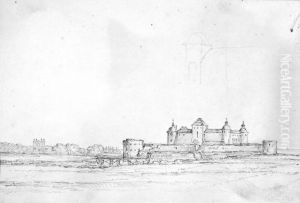 Skissbok. De tre forsta bladen Lacko slott, Kalmar slott, Kalmar kyrka, Helgerum, Stegeborg Skissbok. De tre forsta bladen Lacko slott, Kalmar slott, Kalmar kyrka, Helgerum, Stegeborg
