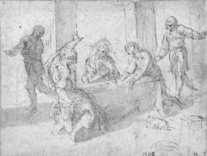 Christ in Emmaus by Palma il Giovane