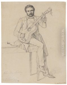 The Artist Constantin Hansen by Christen Kobke