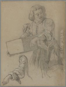 Figure Study for The Fire at The Royal Palace in Stockholm 7th of May 1697 (NM 1355)