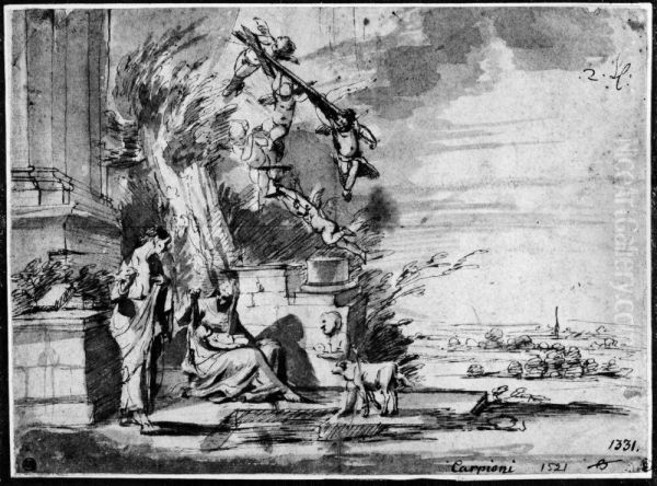 The Rest During the Flight into Egypt - view 1