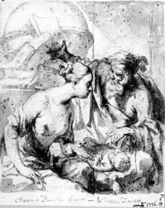 Study for Abraham Teaching Astrology to the Egyptians