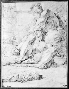 Two Men Sitting on the Ground Two Men Sitting on the Ground