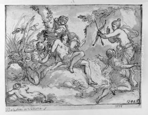 Amor Punished by Nymphs by Antonio Balestra