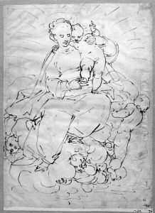 The Virgin and Child Surrounded by Angels