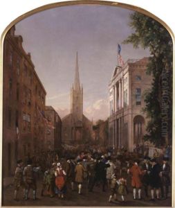 The Inauguration Of George Washington by James Harvey Cafferty
