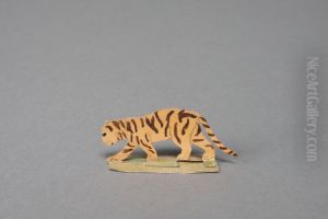 Tiger [one of 36 figures] by Ivar Arosenius