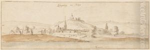 Klingenberg am Main by Wenceslaus Hollar