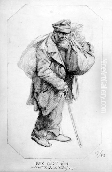 Erik Engstrom, Adolf Fredriks Fattighus - view 1