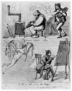 Brevillustration fran Rom by Alexander Wetterling