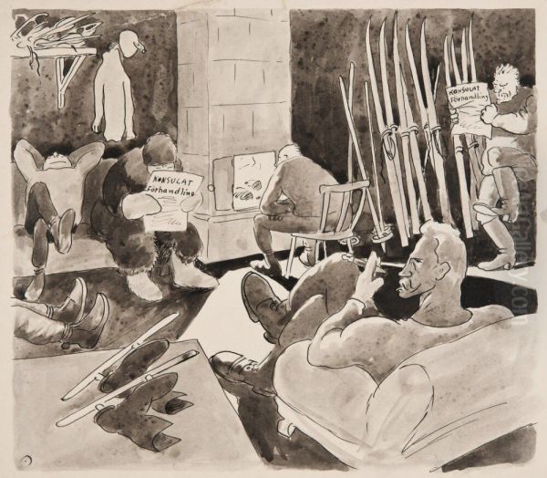 Nansen och hans foljeslagare - view 1