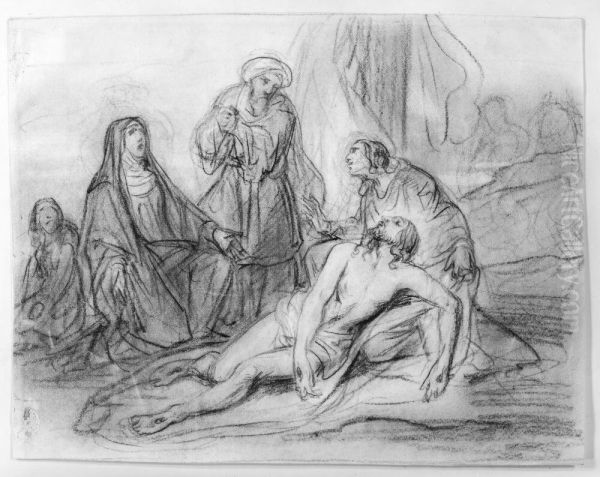 Jesus begrates - view 1