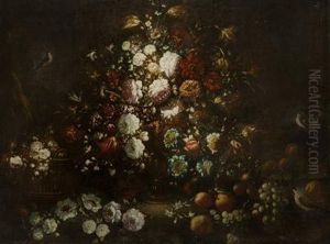 Floral Still Life I by Margherita Caffi