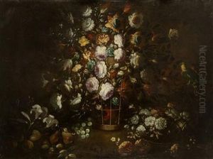 Floral Still Life Ii by Margherita Caffi