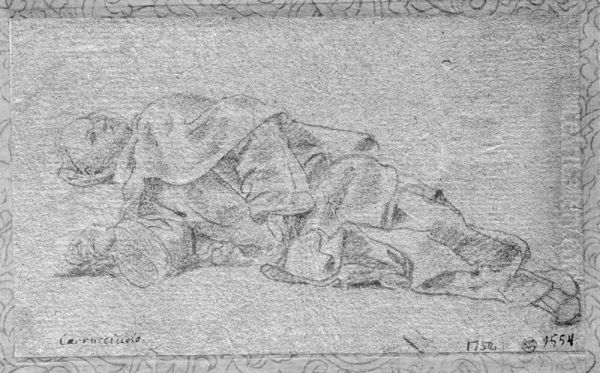 Fallen monk (St. Albert of Vercelli) - view 1